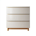 Biała komoda z 3 szufladami z płyty MDF, 80 × 40 × 90 cm